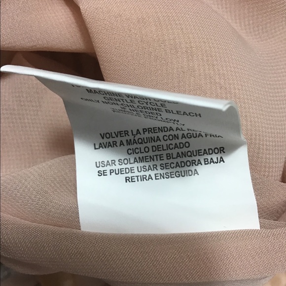 Penelope rose nude tent long sleeve dress - Picture 6 of 8